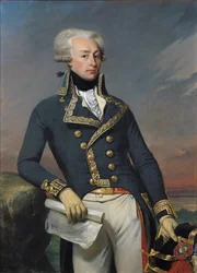 Porträt von Gilbert Motier (1757-1834), Marquis de La Fayette als Generalleutnant, 1791